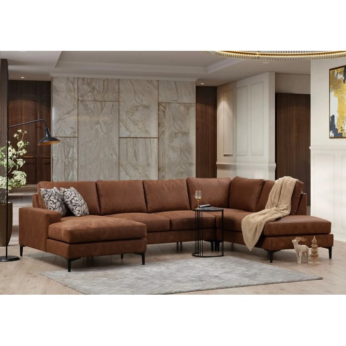 Угловой диван Trendy Porto CHL-02-C-EOT Camel 314x200x90cm GTR003628