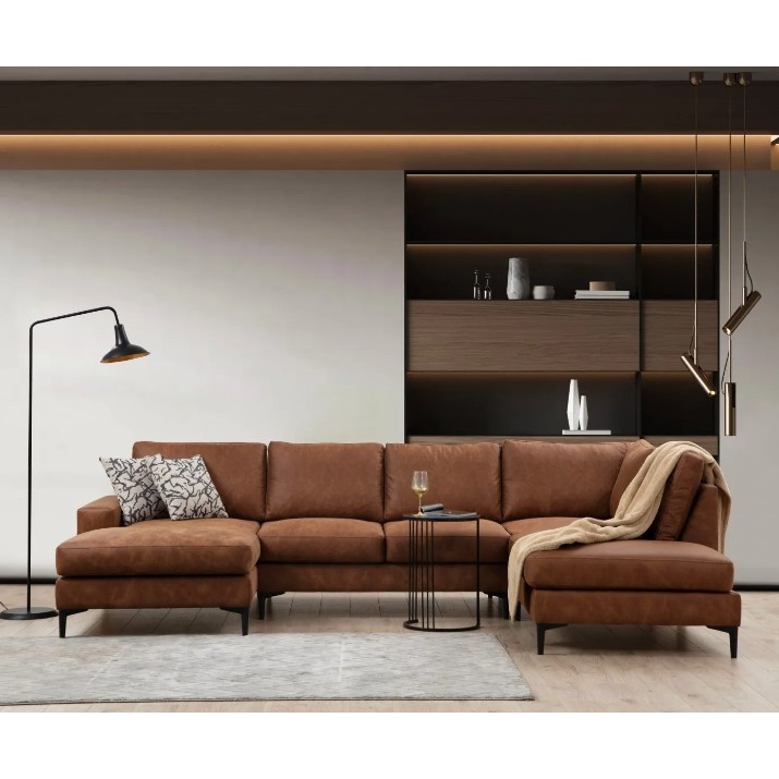 Угловой диван Trendy Porto CHL-02-C-EOT Camel 314x200x90cm GTR003628