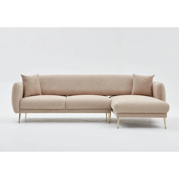 Canapea de colț Trendy Simena Beige R 266x133x80cm GTR003425