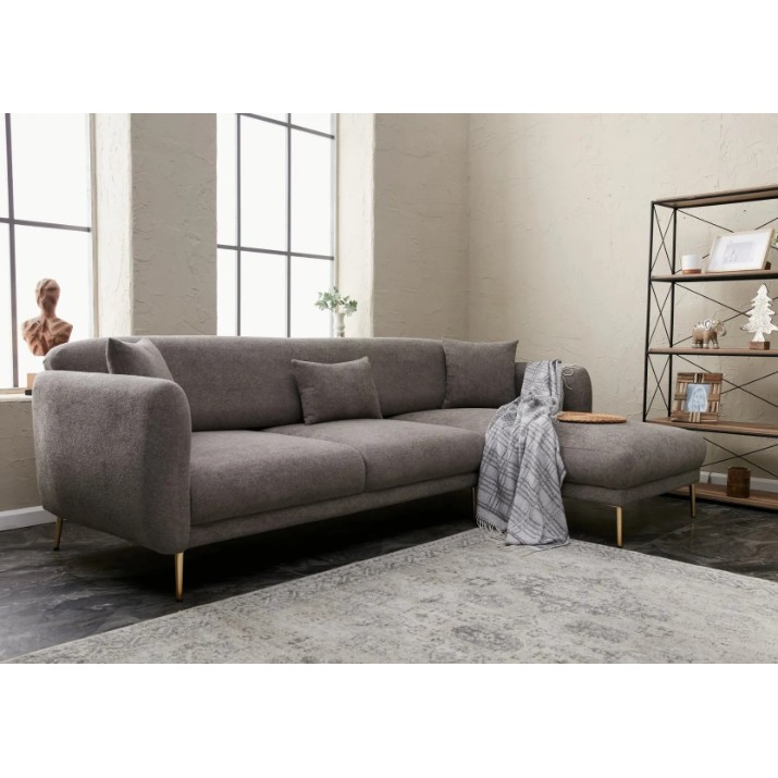 Угловой диван Trendy Simena Grey R 266x133x80cm GTR003427