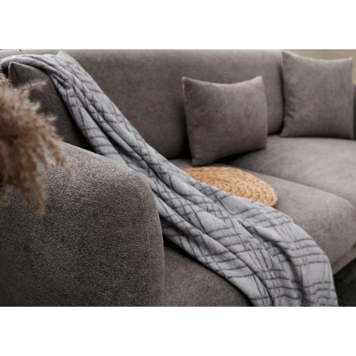 Canapea de colț Trendy Simena Grey R 266x133x80cm GTR003427