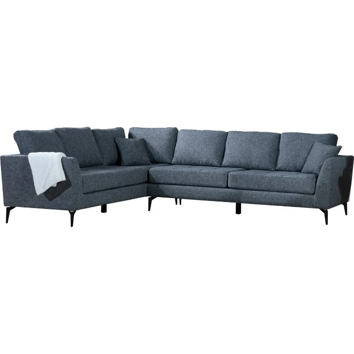 Canapea de colț Trendy Tempo 3+3R Dark Grey L 300x230x90cm GTR003466