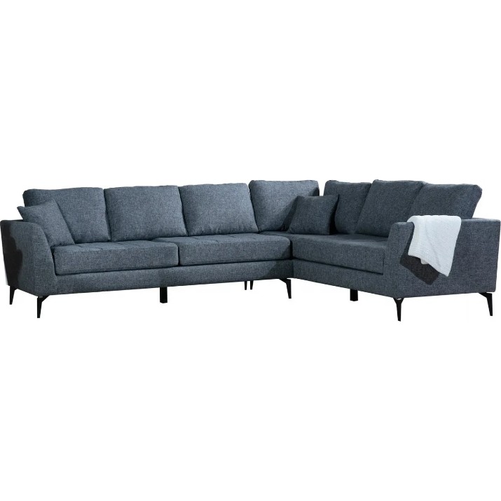 Canapea de colț Trendy Tempo L3+3 Dark Grey R 300x230x90cm GTR003543