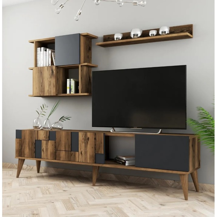 Living Trendy Madrid Walnut/Anthracit GTR000174