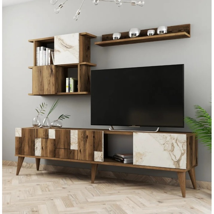 Гостиная Trendy Madrid Walnut/White Marble GTR000176