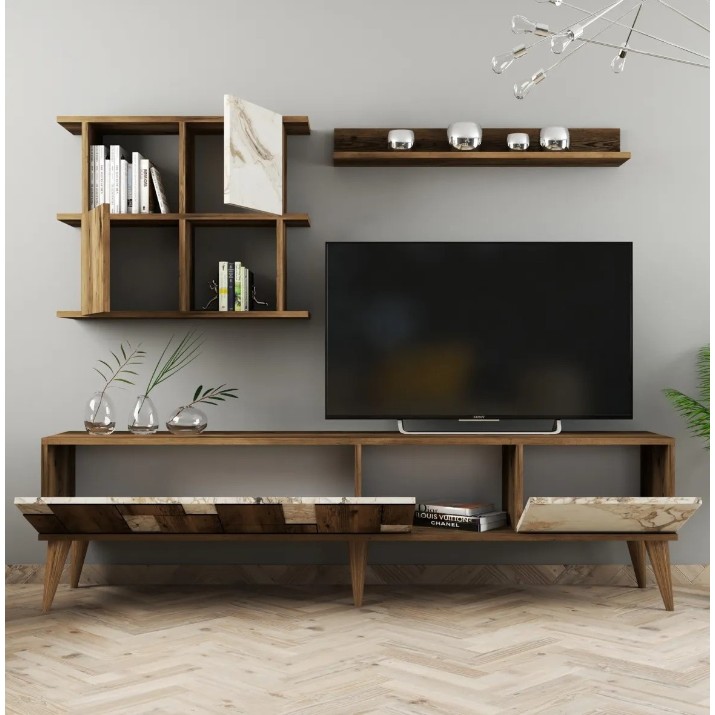 Гостиная Trendy Madrid Walnut/White Marble GTR000176