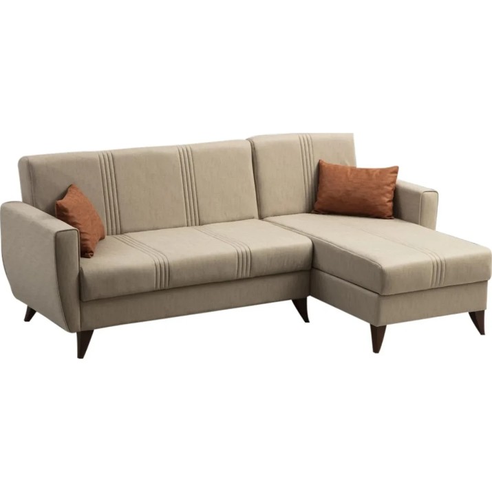 Canapea de colț Trendy Zaden Beige 218x130x86cm GTR007526