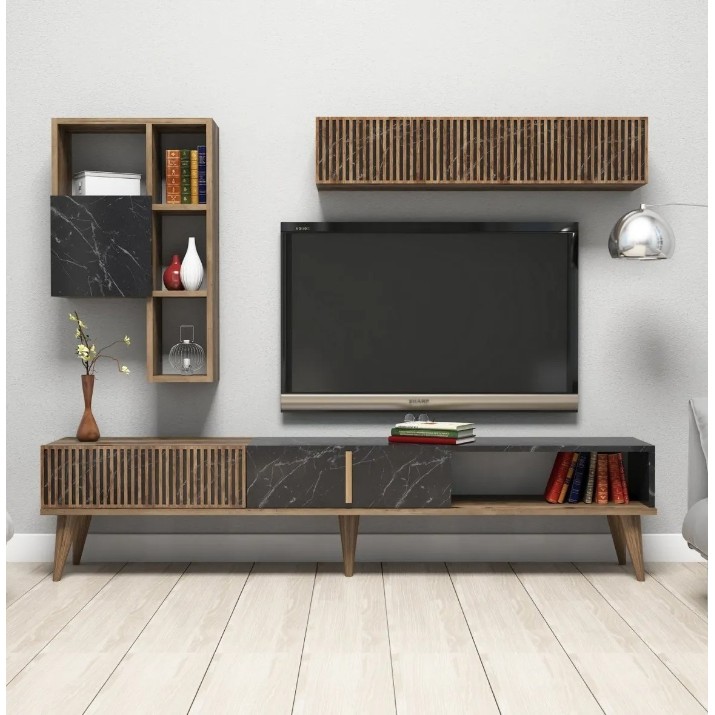 Гостиная Trendy Milano Walnut/Black Marble GTR000178