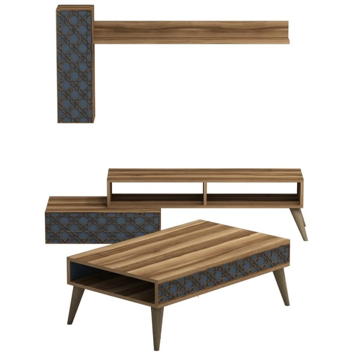 Living Trendy Planeta Walnut/Blue GTR001255