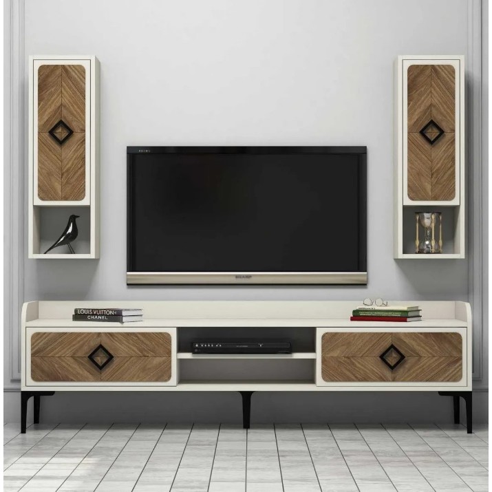 Гостиная Trendy Samba Cream/Walnut/Black GTR000170
