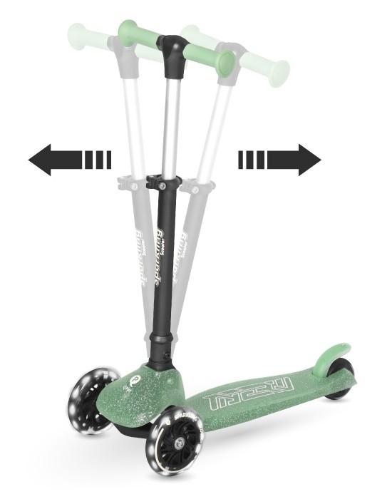 Trotinetă Qplay Sparkling Green