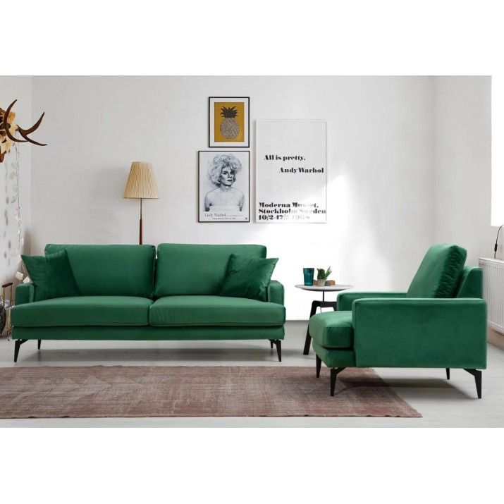 Кресло Trendy Papira Green 90x88x80cm GTR002013