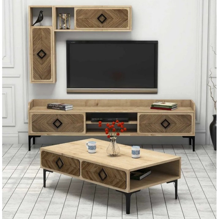 Гостиная Trendy Samba Oak/Walnut/Black GTR001290