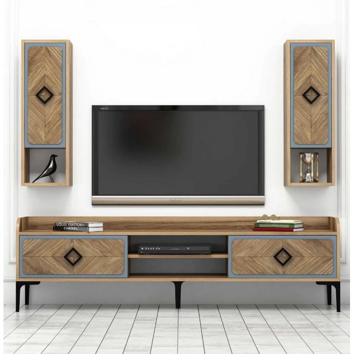 Living Trendy Samba Walnut/Blue/Black GTR001288
