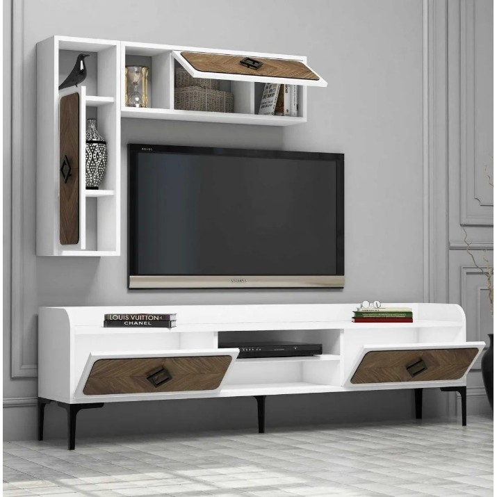 Гостиная Trendy Samba White/Walnut/Black GTR001292