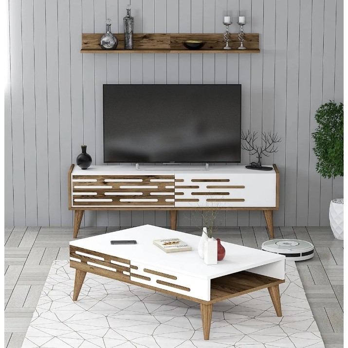 Гостиная Trendy Valensiya 140 Walnut/White GTR001252