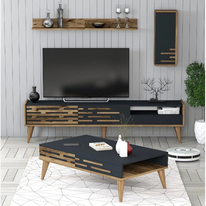 Гостиная Trendy Valensiya Walnut/Anthracit GTR001272