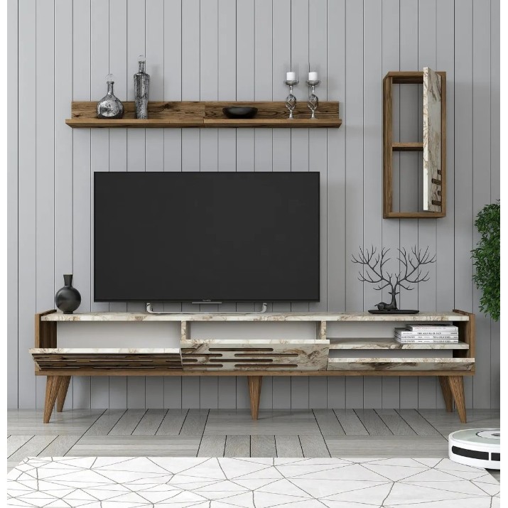 Гостиная Trendy Valensiya Walnut/White Marble GTR001276