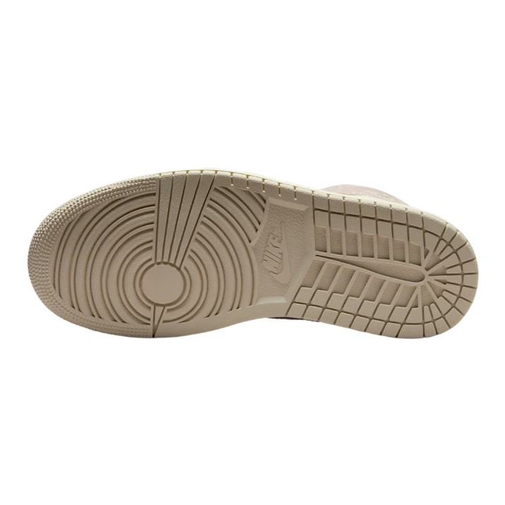 Ботинки женские Nike Air Jordan 1 Mid Se Hemp/Sail/Light Orewood Brown, s.36