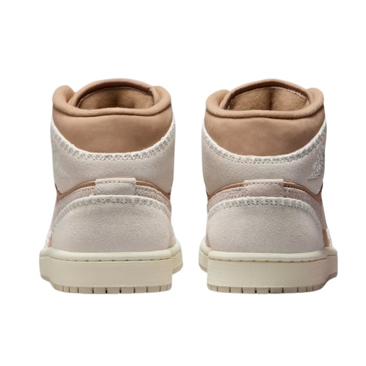 Bocanci pentru dame Nike Air Jordan 1 Mid Se Hemp/Sail/Light Orewood Brown, s.37.5