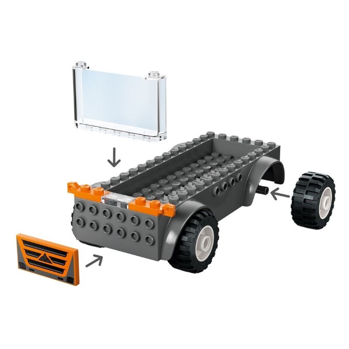 Set de construcție Lego City: Motorcycle Transporter (60491)