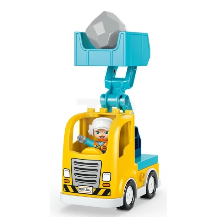 Set de construcție Lego Duplo: 3in1 Construction Vehicles (10475)
