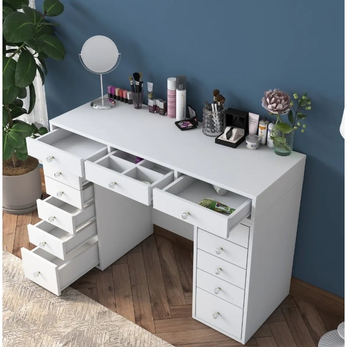 Măsuţă de toaletă Trendy BJ106 2881 White 120x81.6x44.5cm GTR001481