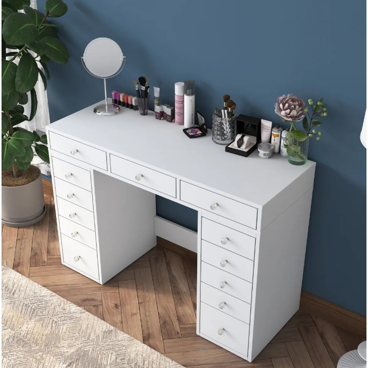 Măsuţă de toaletă Trendy BJ106 2881 White 120x81.6x44.5cm GTR001481