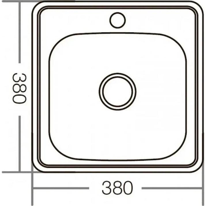 Кухонная мойка Mixxus Z3838-06-160D Decor