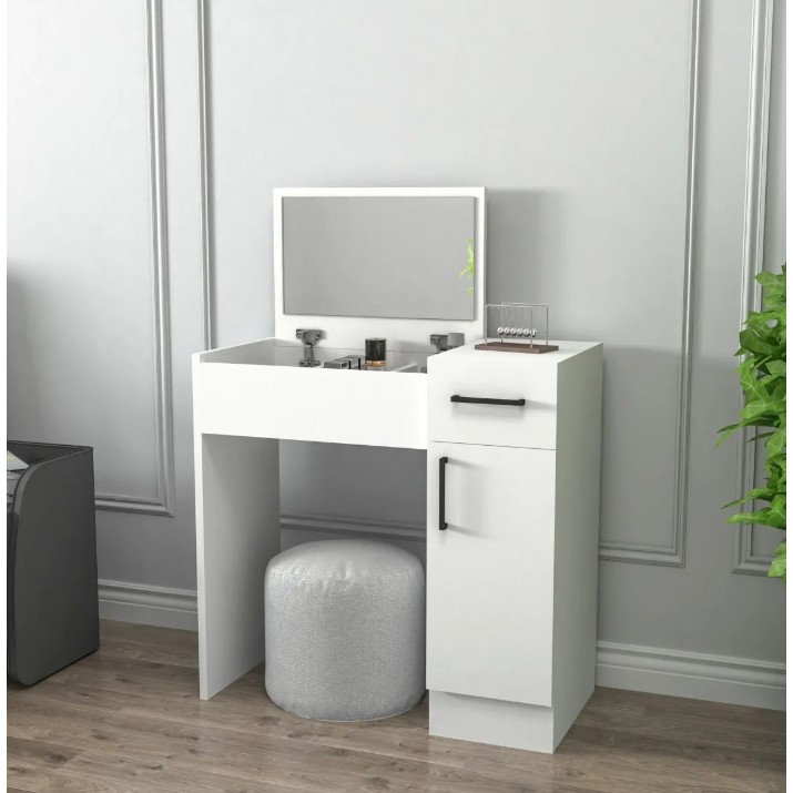 Măsuţă de toaletă Trendy Inci White 108x74x38cm GTR005871