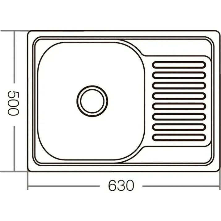 Кухонная мойка Mixxus Z6350-08-180MD Micro Decor