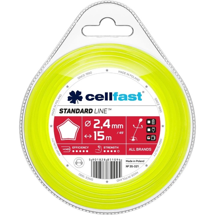 Леска для триммера Cellfast Standard 42922