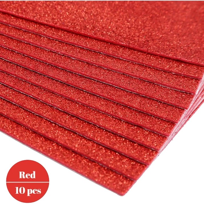 Hârtie gumată PRC 10pcs 002 Red