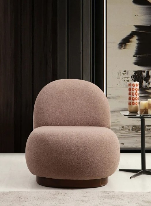 Fotoliu Trendy Tina Cappuccino 85x75x74cm GTR002018