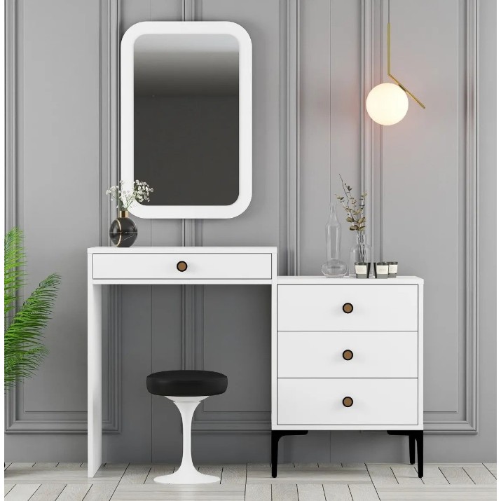 Туалетный столик Trendy Lizbon 549 White 124x84x40cm GTR001669