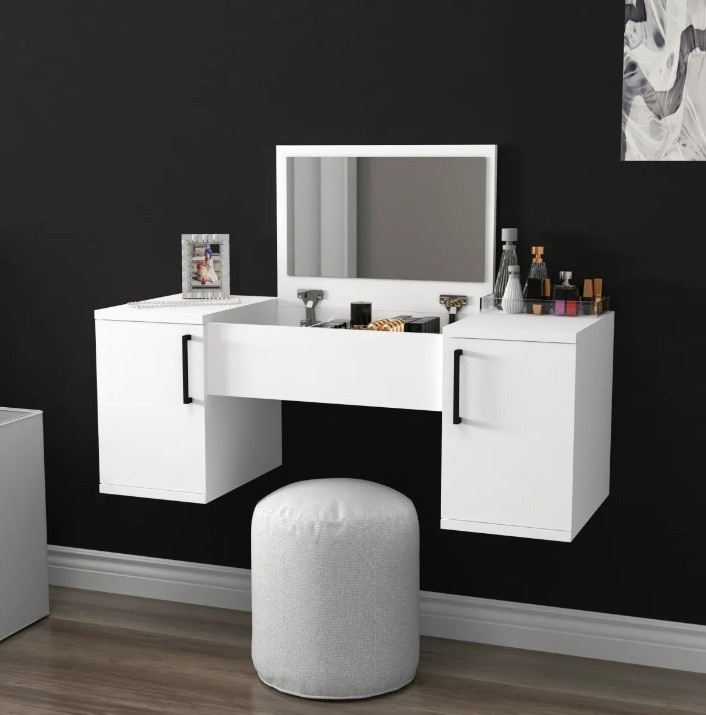 Туалетный столик Trendy Mercan White 100x74x35cm GTR005866