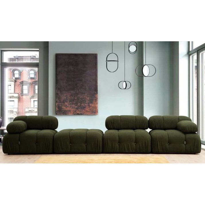 Fotoliu moale Trendy Bubble Green 95x95x45cm GTR002867