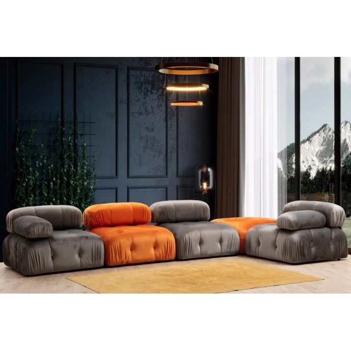 Пуф Trendy Bubble Orange 95x95x45cm GTR002869