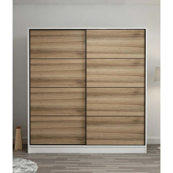 Шкаф-купе Trendy Kale 3158 White/Dore 180x190x60cm GTR004270