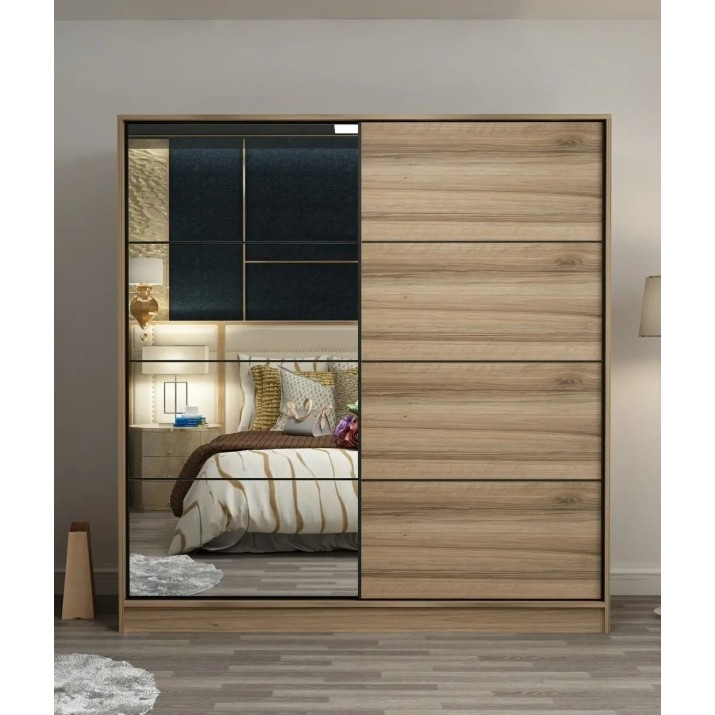 Dulap cu uşi glisante Trendy Kale 3174 Dore 180x190x60cm GTR004286
