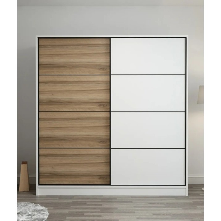 Шкаф-купе Trendy Kale 3971 White/Dore 180x210x60cm GTR004362