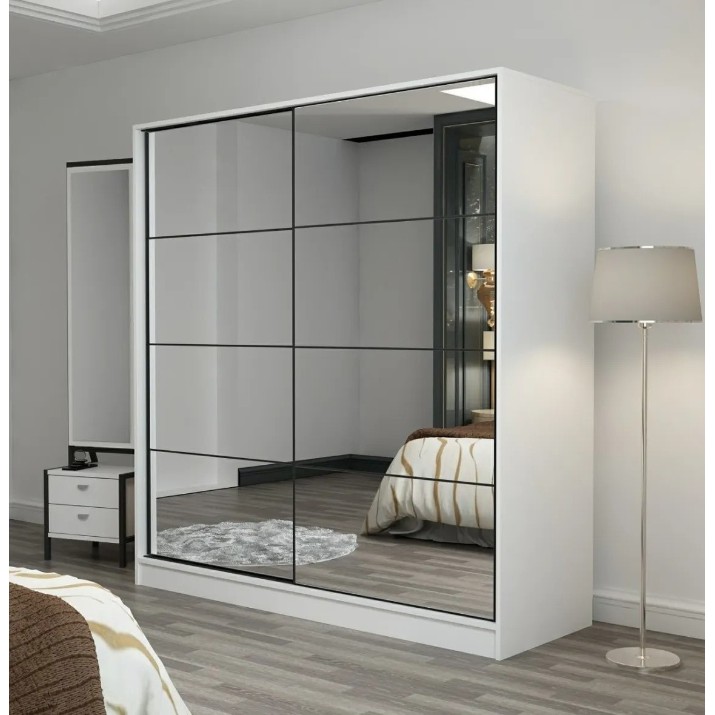 Шкаф-купе Trendy Kale 3965 White 180x210x60cm GTR004356