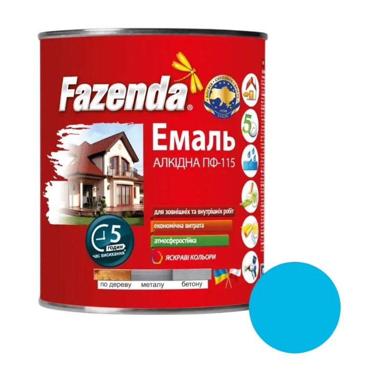 Smalț Fazenda ПФ-115 Bright blue 2.8 (18)