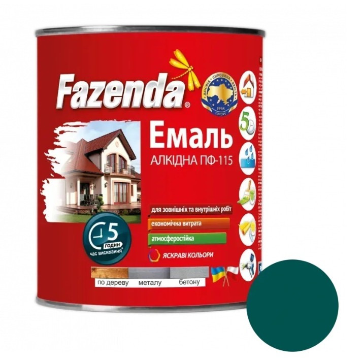 Эмаль Fazenda ПФ-115 Emerald 2.8kg (24)