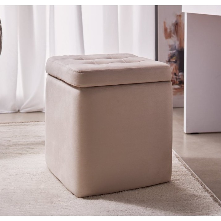 Fotoliu moale Ambianta Square with Box Beige