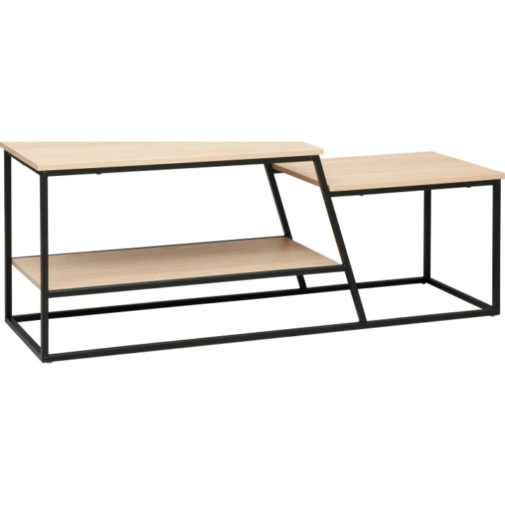 Comodă TV Deco Agis 130x40x50 (MDAGI-JJLVC-M37BLK)
