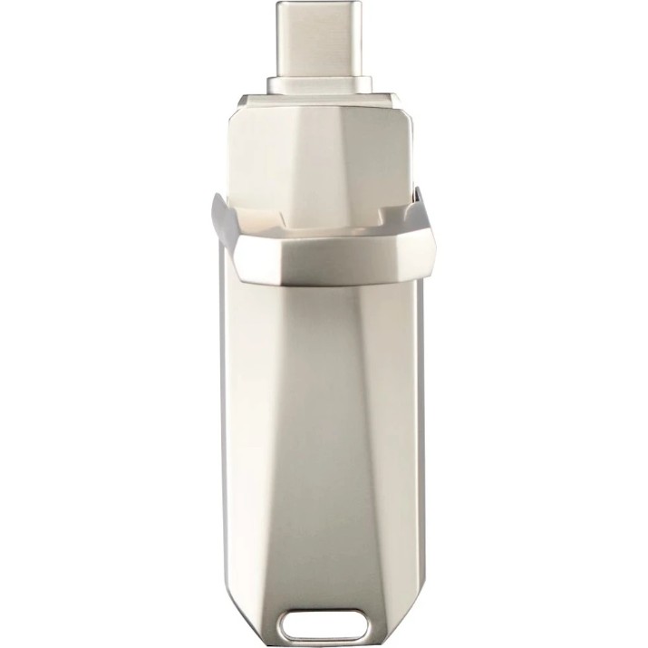 USB Flash Drive Hama Uni-C Deluxe 128Gb Silver (213100)