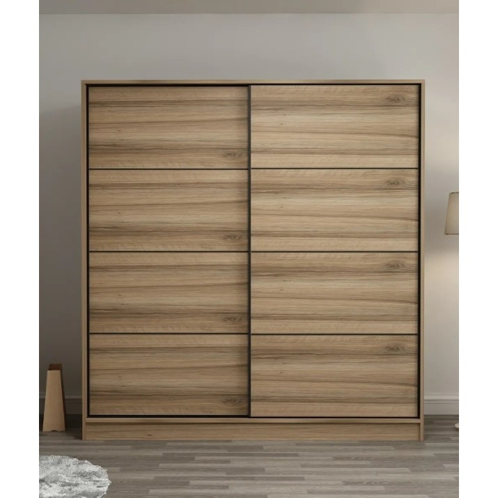 Dulap cu uşi glisante Trendy Kale 7162 Dore 220x210x60cm GTR004662
