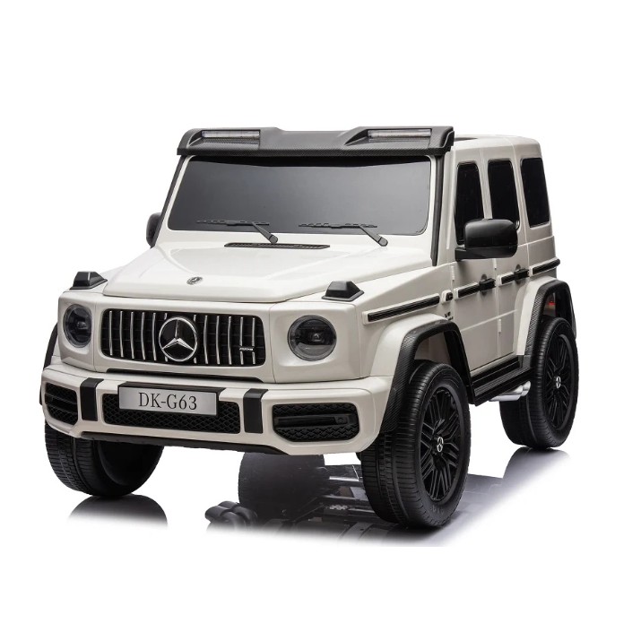 Mașinuța electrica Dake Mercedes Benz G63 12V White (DKG63 / 3)