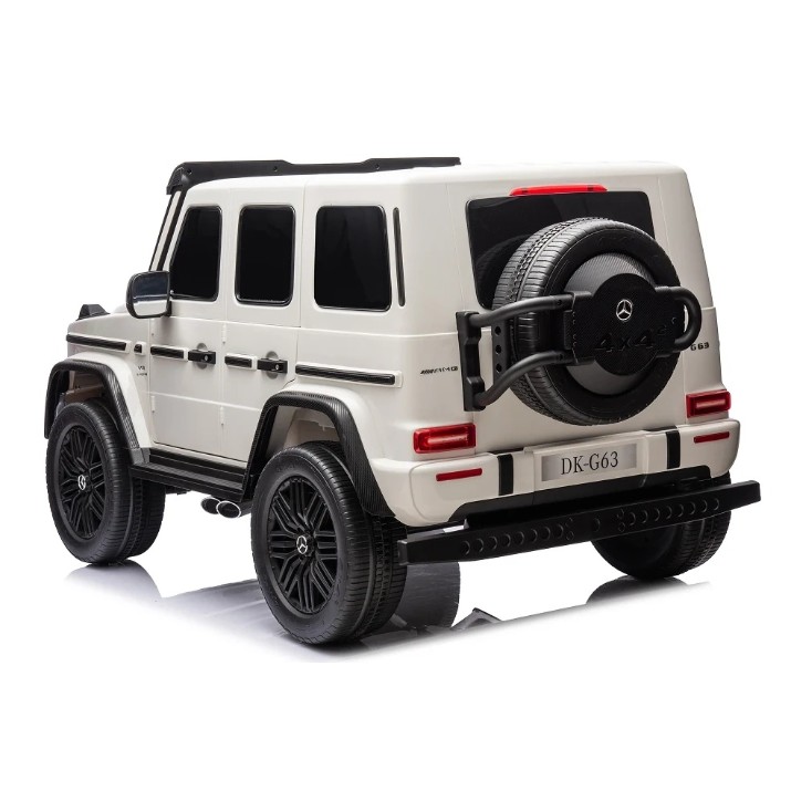 Mașinuța electrica Dake Mercedes Benz G63 12V White (DKG63 / 3)